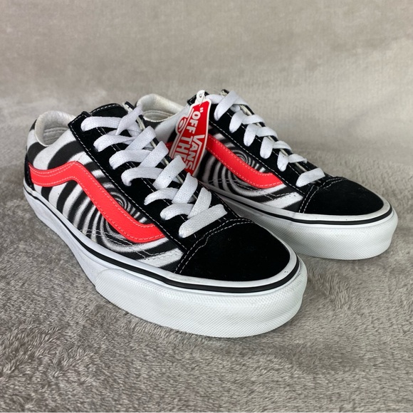 Vans Shoes - Vans Old Skool Style 36 Swirl Shoes Men 4.5 Women 6 Black Coral Canvas NEW